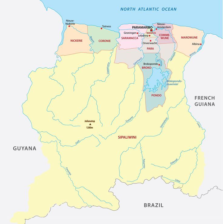 A Comprehensive Guide To The Districts Of Suriname