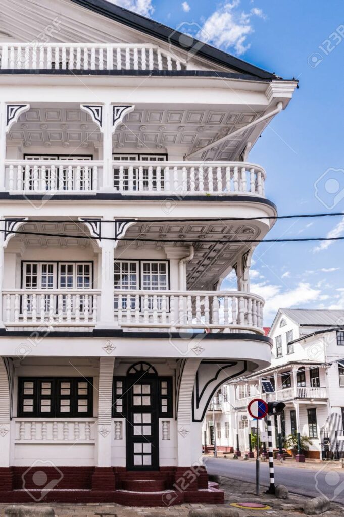 The Historic Charm Of Waterkant Street In Paramaribo