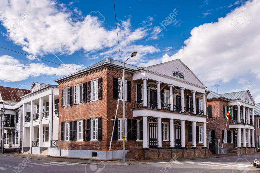 The Historic Charm Of Waterkant Street In Paramaribo