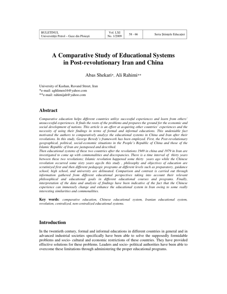 Understanding Surinames Education System: A Comparative Study